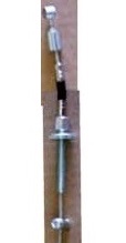 Brake Cable & Casing with Anchor & Barrel For Worksman Front Drum Brake Wheel (86-660)