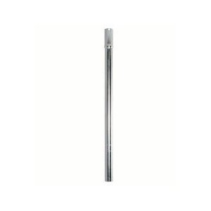 Seat post 13/16" W/ 7/8" Top X 15 1/2" Length, Steel silver