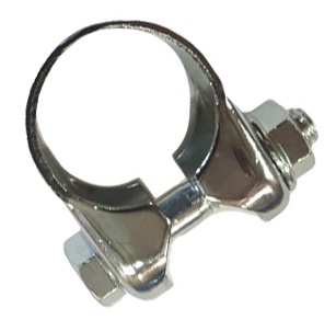 Seat post Clamp with bolt, 1-1/8", Steel chrome for Worksman Mover 2005-up ALT/SL/MG