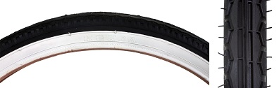 Tire 24 X 1.75 Middleweight White Wall