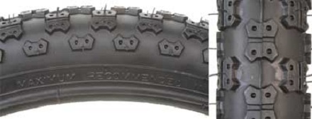 Tire 20 X 2.125 Black wall Heavy Duty (Knobby)