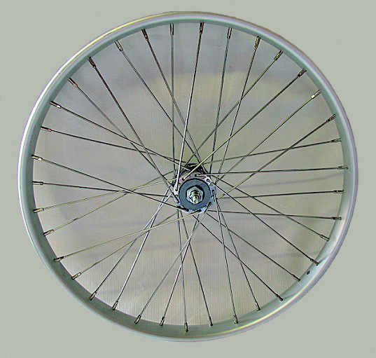 Wheel Front 26 X 2.125 K/O Hub, Alloy Worksman rim for INB/G & M2600