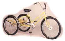 Tricycle Worksman Adaptable (ADP) Industrial Tricycle with platform only - Coaster Brake 