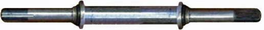 Axle rear for Worksman Mover / PAV, Axle Only.  33-1/4 X 7/8, Keyed