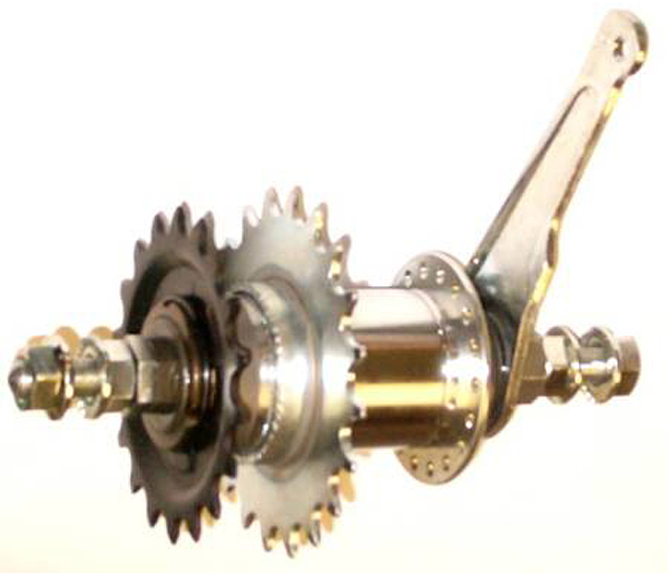 Double Sprocket Hub 1 Spd Coaster Brake for Husky Industrial Trikes