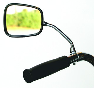 Mirror W/ Clear reflector, Handlebar Mount