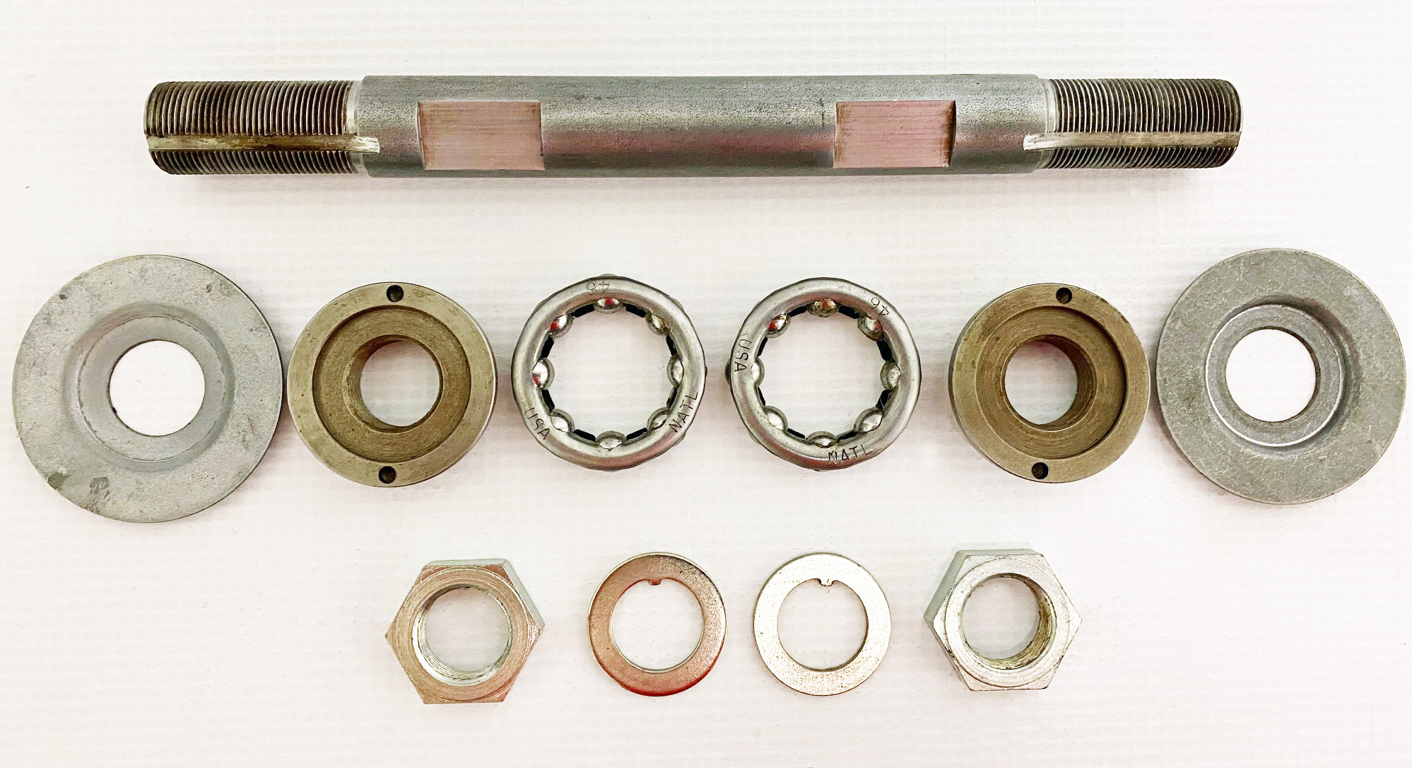 Head Lug Spindle W/ Parts for Front Load Tricycles Model U, STPT & WTC4X4