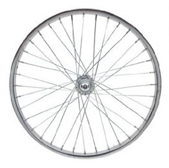 Summit Industrial Trike Front 24" Steel Wheel W/ 36 12 ga. Spokes