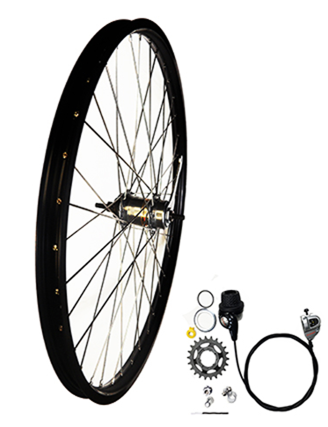 Wheel Rear 26 X 1.75, 3 Speed Shimano Nexus Coaster Brake