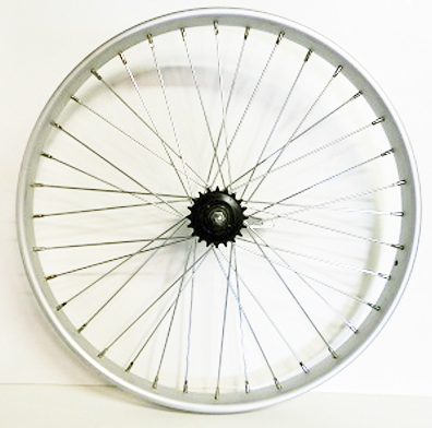 Wheel Rear 26 X 2.125 Shimano Coaster Brake Alloy Worksman Rim, 36-11ga spokes 