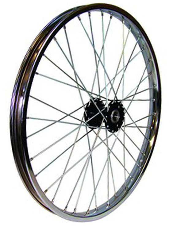 Summit Industrial Trike Rear 24" Steel Wheel W/ 36 12 ga. Spokes