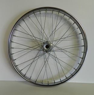 Wheel 24" Freewheel Side Worksman Steel Rim W/ 36-11ga Spokes